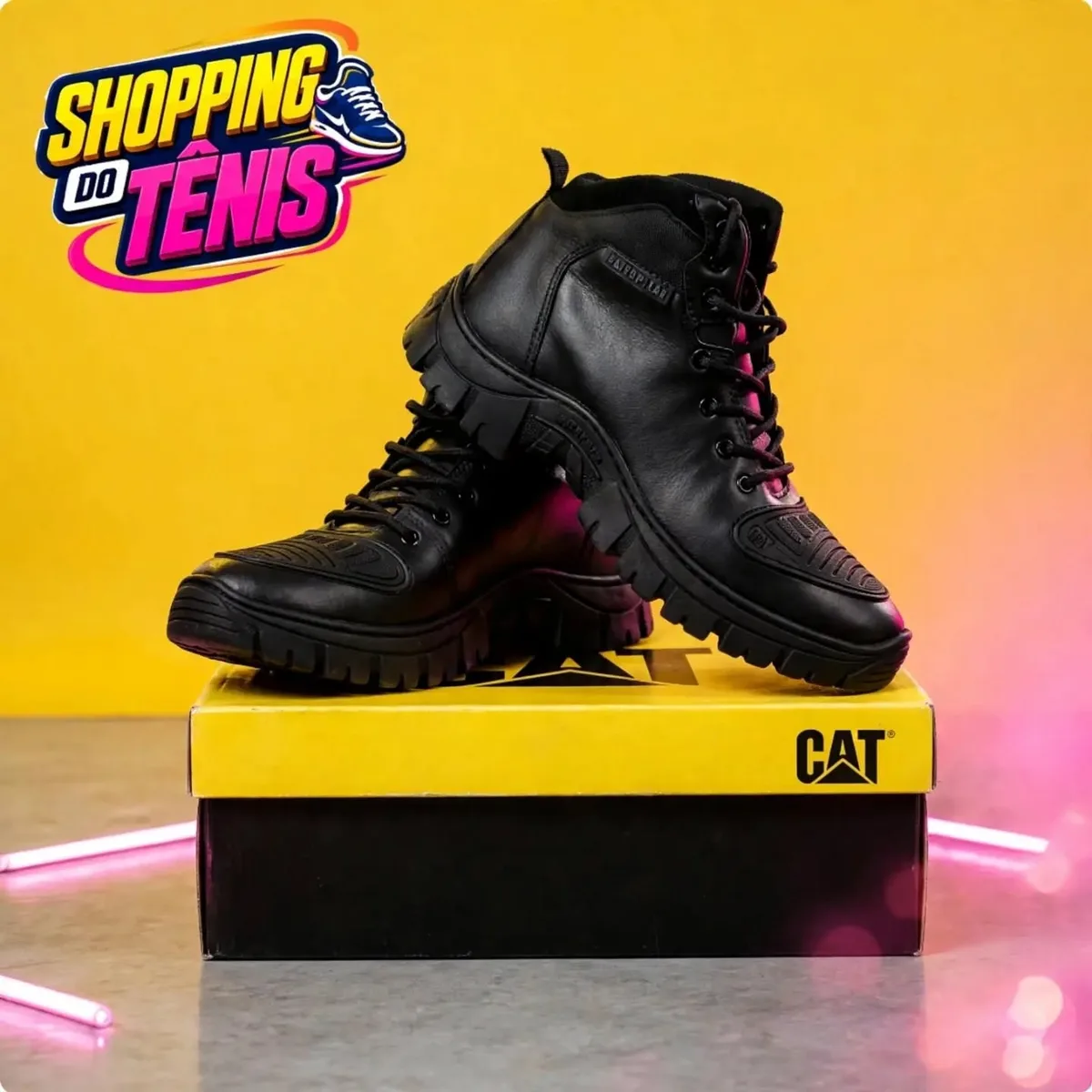 Bota Cat preta