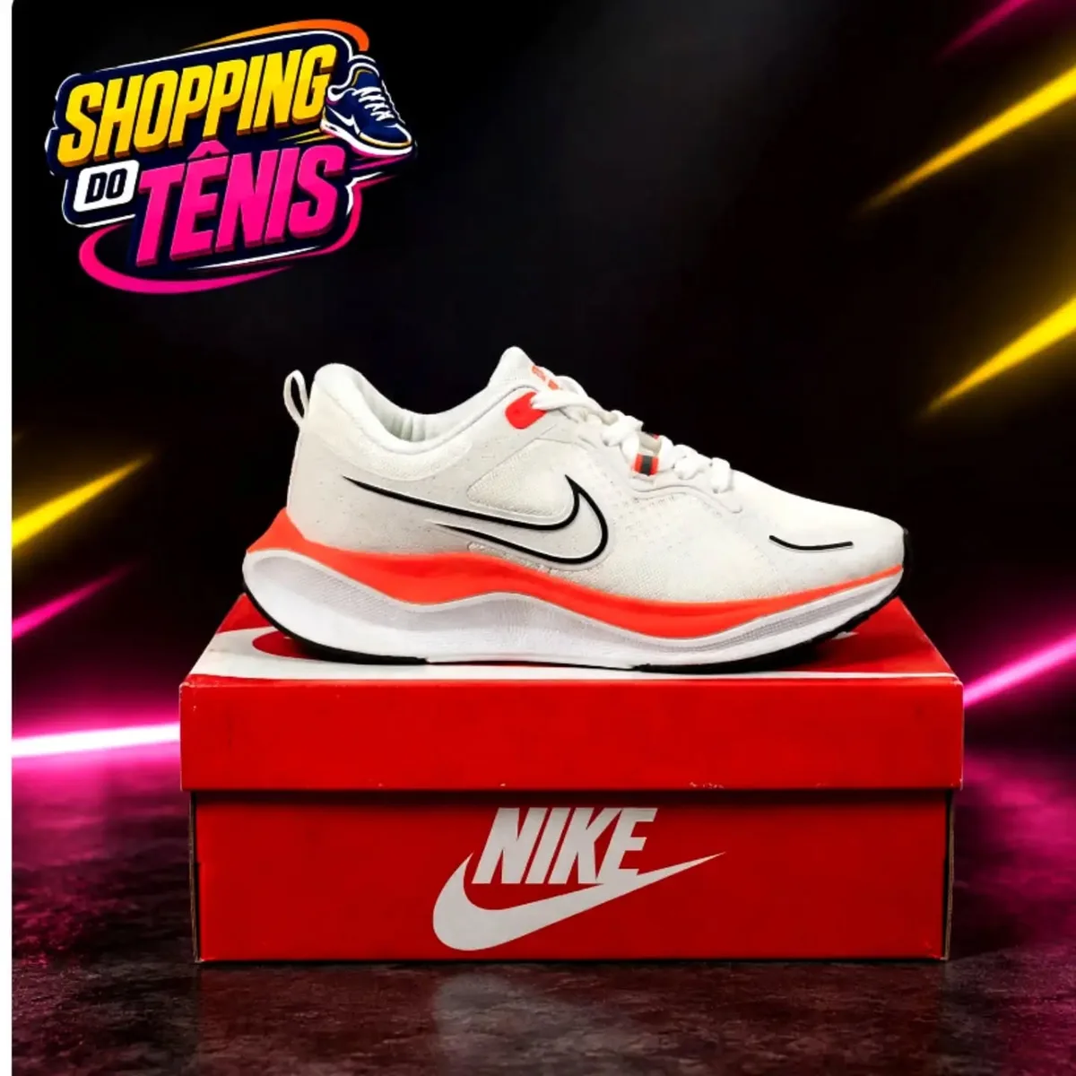 Nike Vomero branco e laranja